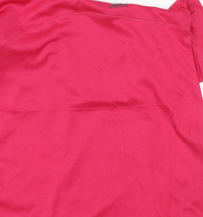 Adidas Teens Pink Climalite Short Sleeve Active T-Shirt L