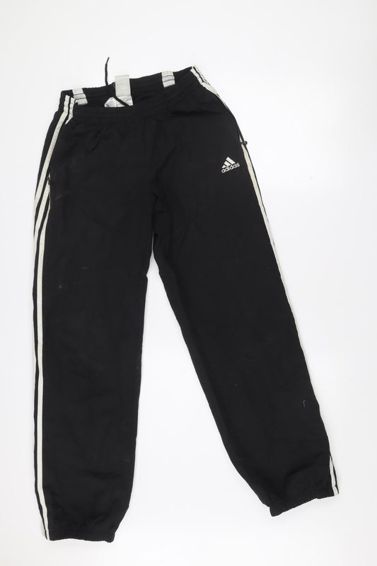 Adidas Men's Black M Track Pants Quick Dry Sports Trousers