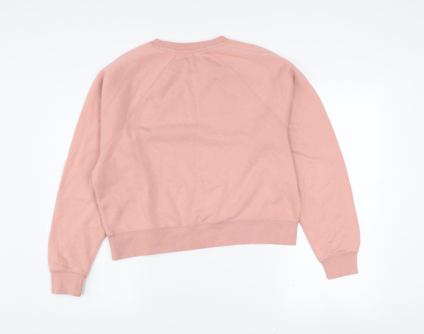 Amuse Society Womens Pink Graphic Pullover Sweatshirt Size 10