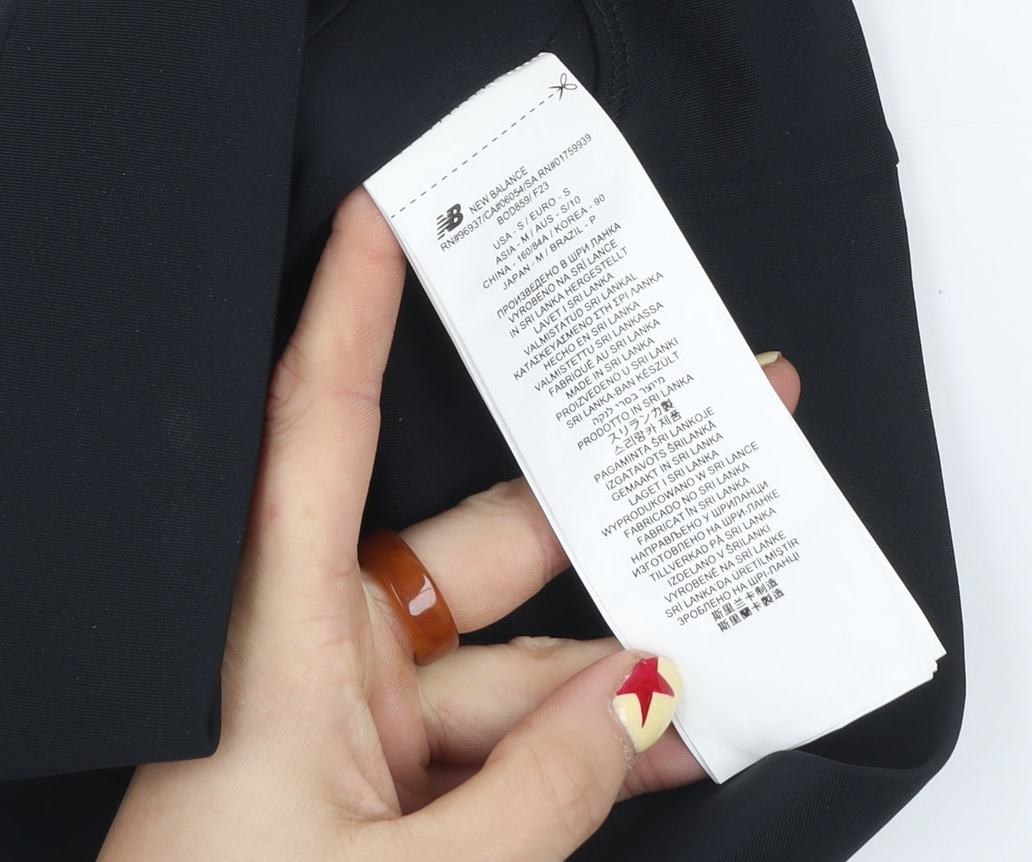 New Balance Women's Black Racerback Sports Bra Size 10