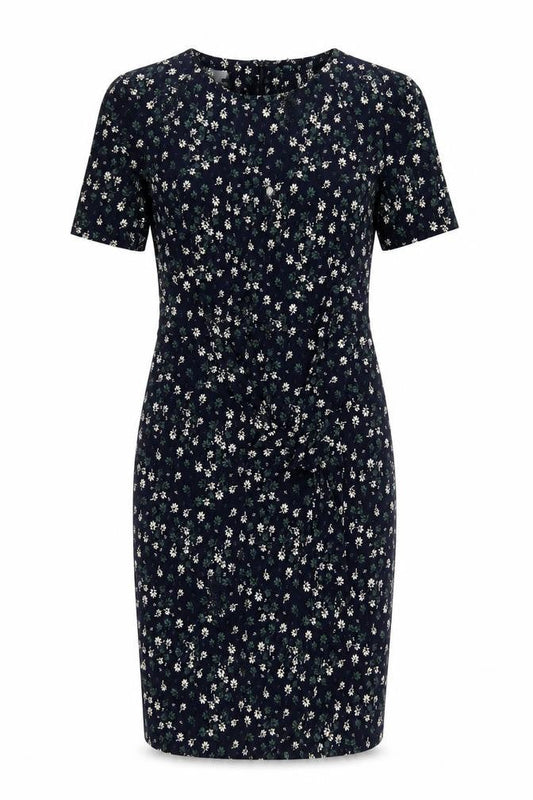 Jigsaw Women’s Blue Floral Bodycon Knee Length Dress Size S