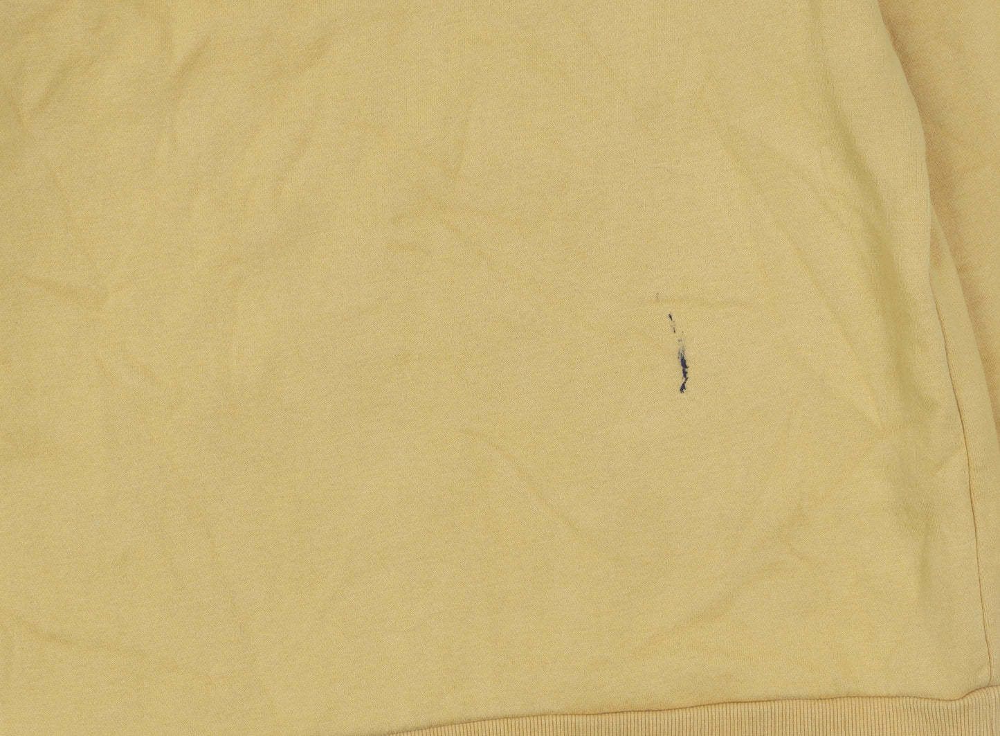 Dunnes Stores Mustard Attitude Sweatshirt Womens Small Cotton Blend
