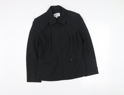 Womens UK Size 12 NEXT Black Basic Jacket