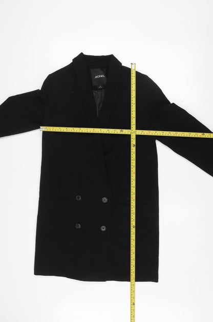 Monki Women's Black XS Double-Breasted Blazer Tailored Jacket