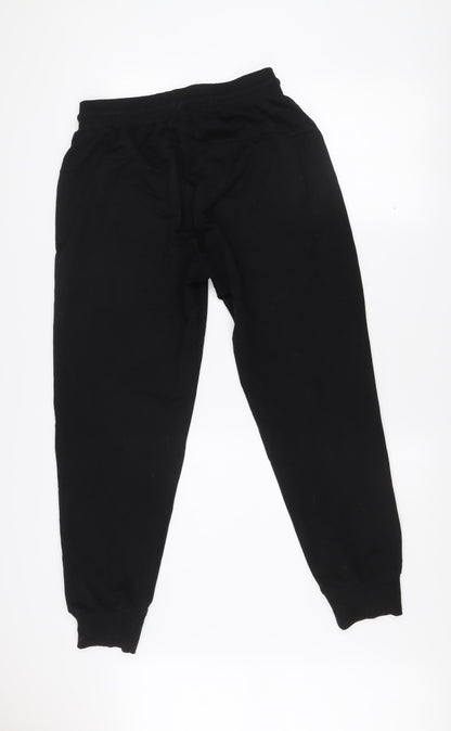 Nike Women’s Black XL Cotton Jogger Sweatpants Zip Pocket Sportswear