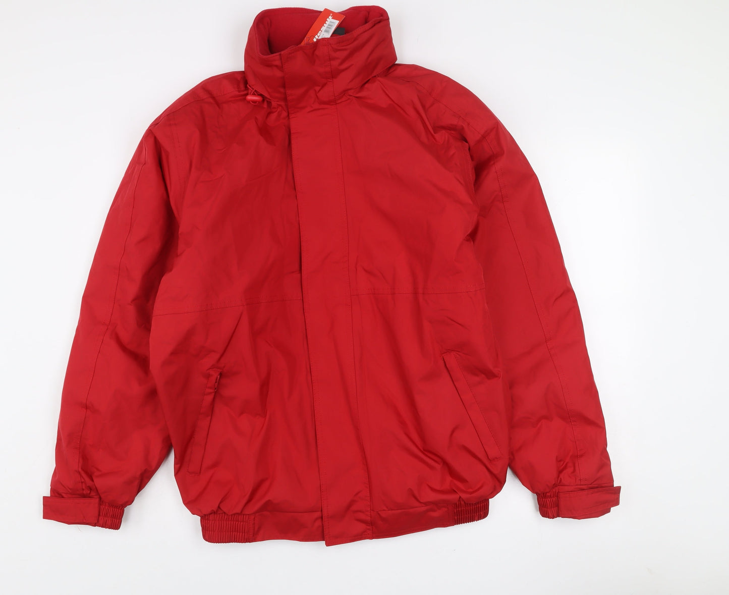 Result Core Men Red S Windbreaker Jacket Water Resistant Lined