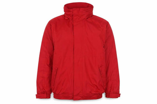 Result Core Men Red S Windbreaker Jacket Water Resistant Lined