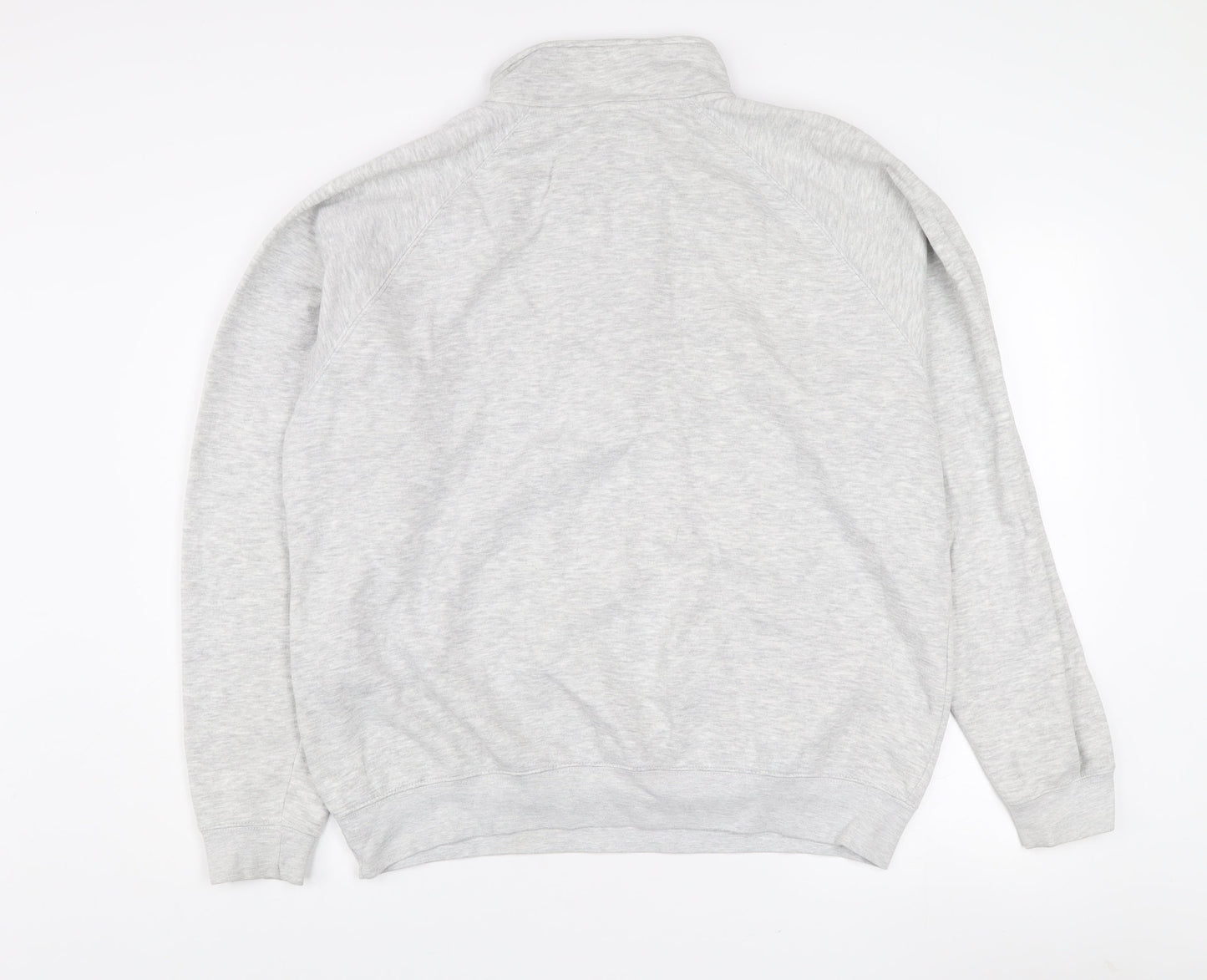 G&G Women’s Grey 1/4 Zip Sweatshirt XL Cotton Blend Casual Comfort