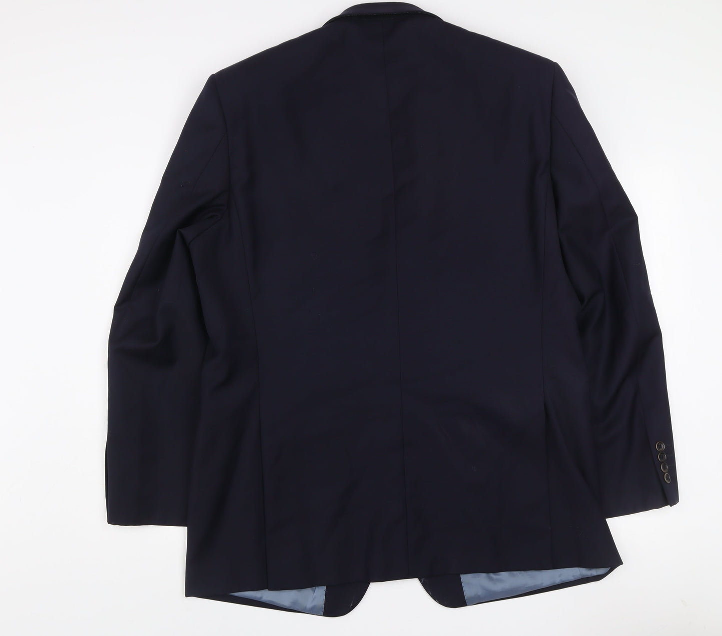 Austin Reed Men's Blue Wool 44R Single-Breasted Blazer