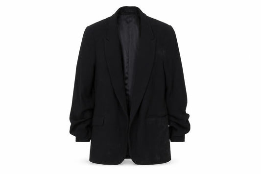 Marks and Spencer Womens Black Size 8 Regular Fit Single Breasted Blazer