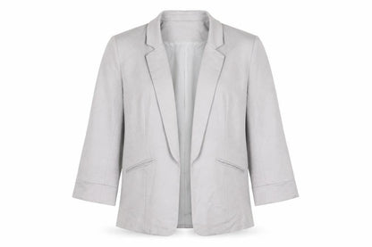 Aftershock London Women’s Grey Size 12 Classic Tailored Blazer