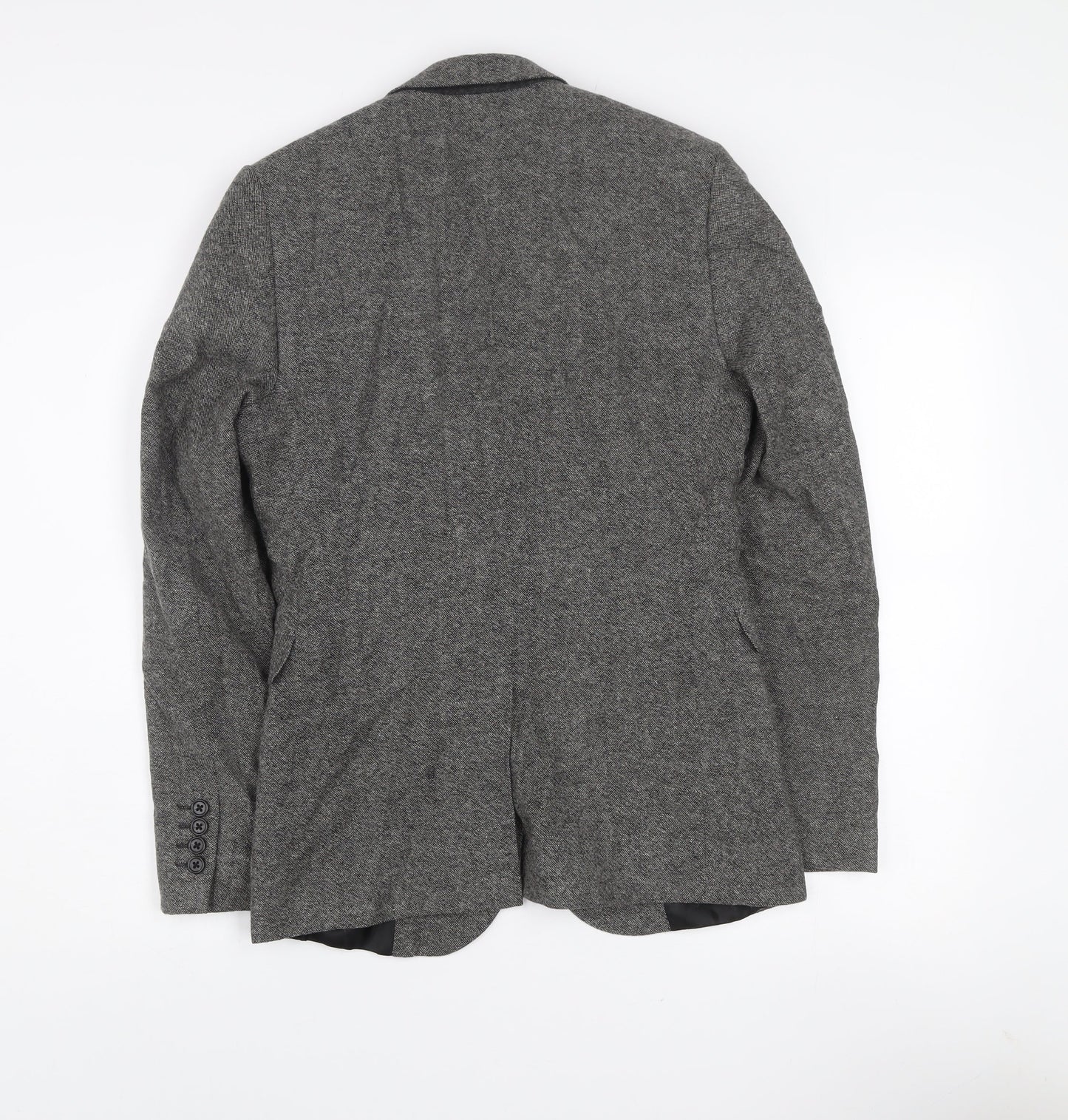 Cedar Wood State Men's Grey Herringbone Tweed Blazer XS