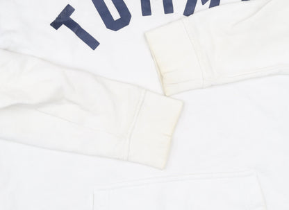 Tommy Jeans Men’s White Relaxed Fit Graphic Sweatshirt Size S