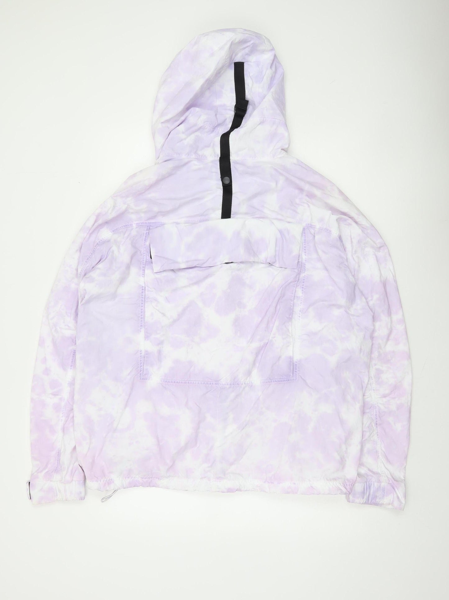 Nike Women's Purple Tie-Dye Hooded Windbreaker Jacket Size L