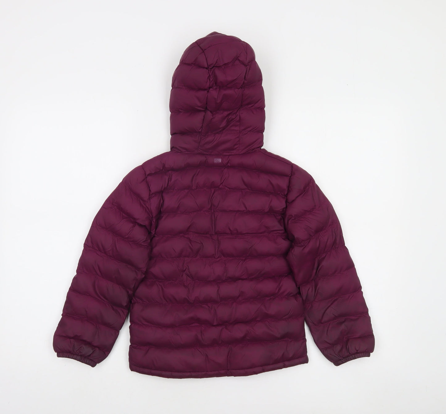 Mountain Warehouse Girls Purple Hooded Puffer Jacket 5-6 Years Water Resistant