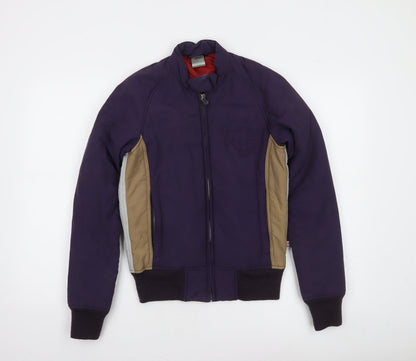 Womens UK Size S Diesel Purple Bomber Jacket