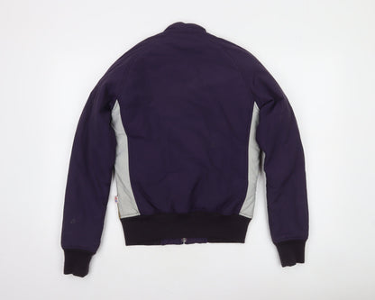 Womens UK Size S Diesel Purple Bomber Jacket