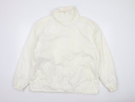Blue Wave Mistral Men's Ivory Nylon Full Zip Jacket M