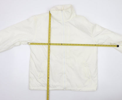 Blue Wave Mistral Men's Ivory Nylon Full Zip Jacket M