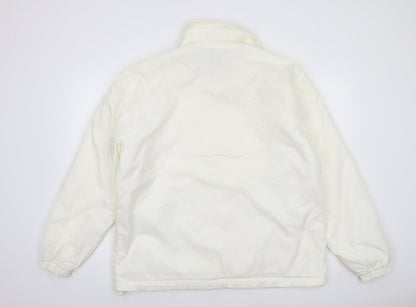 Blue Wave Mistral Men's Ivory Nylon Full Zip Jacket M