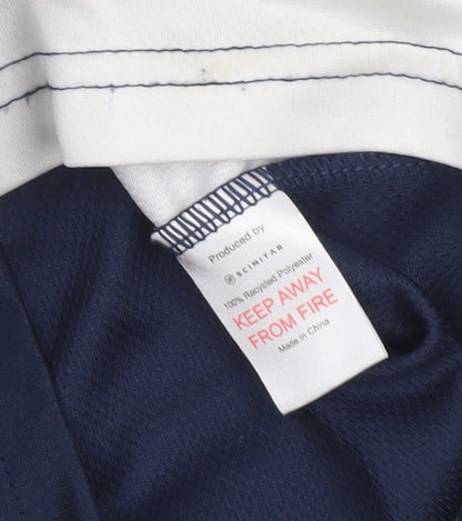 Scimitar Rugby Tots Boys Blue Polo Shirt 3-4 Years Sportswear
