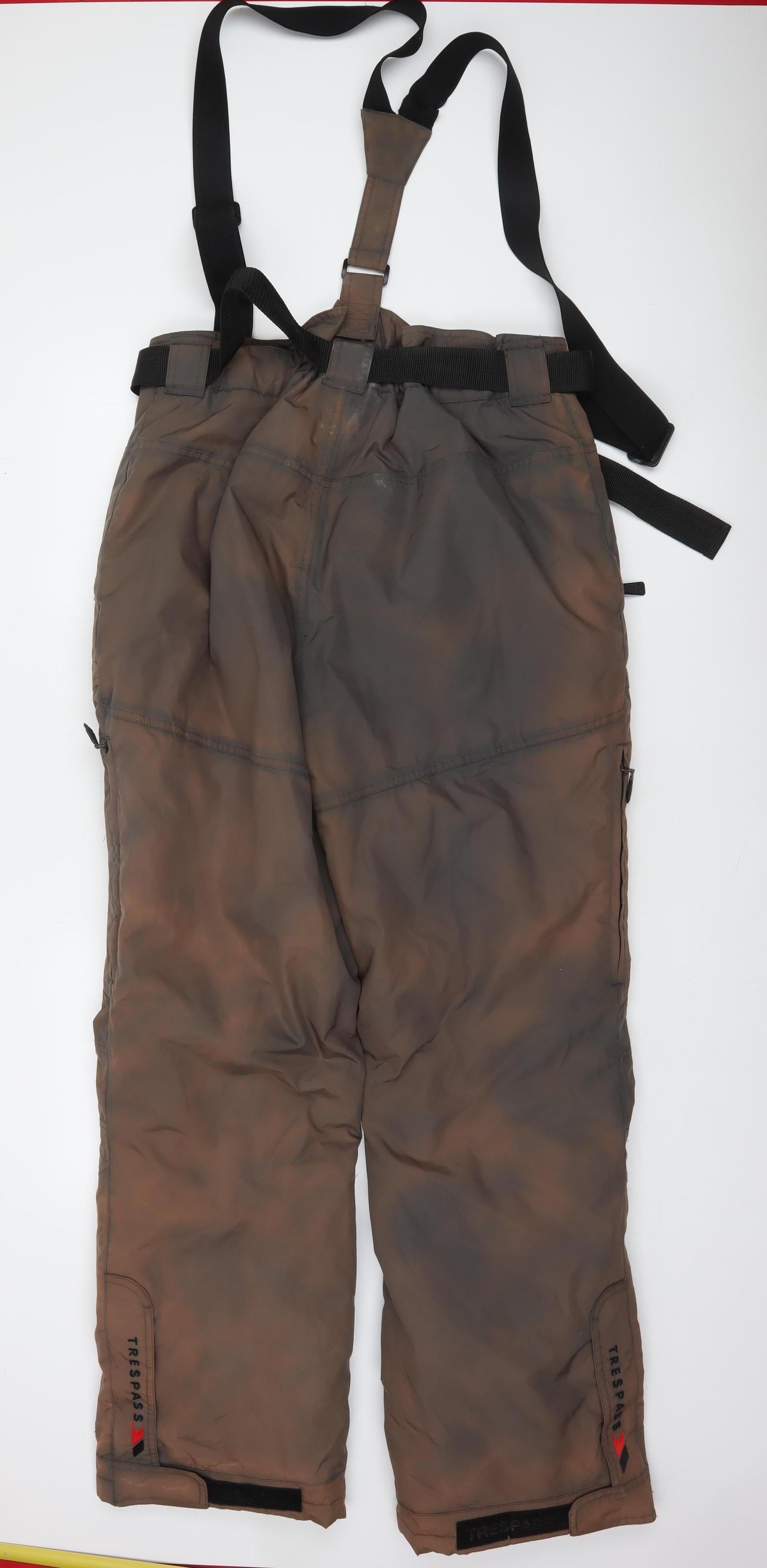 Trespass Mens Brown L Snow Pants Waterproof Windproof Lined Trousers