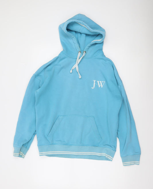 Womens UK Size 8 Jack Wills Blue Pullover Hoodie