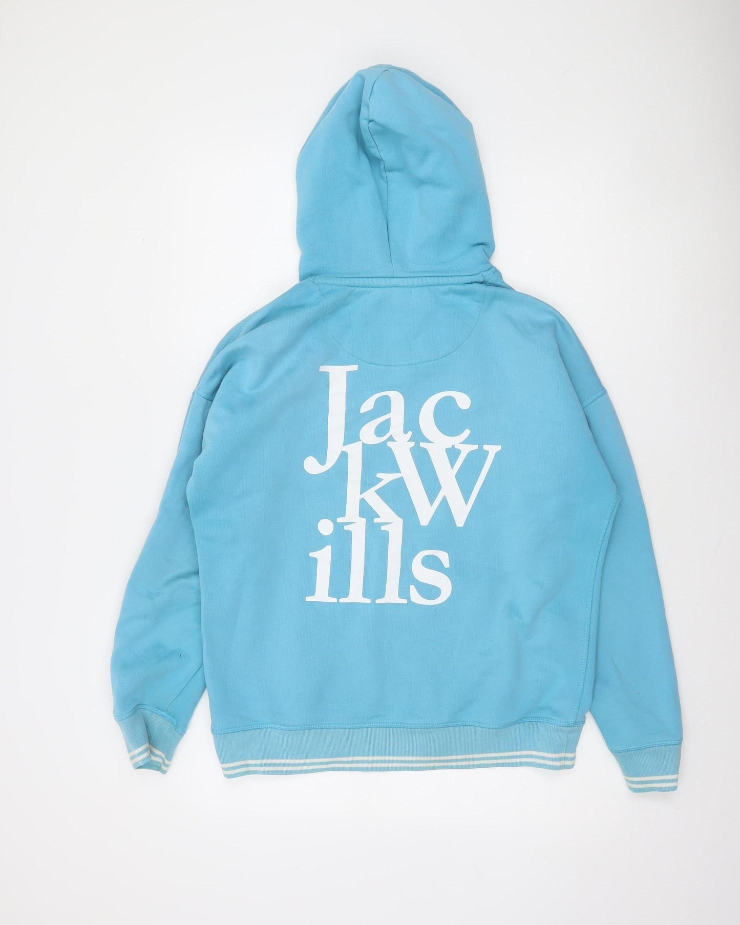 Womens UK Size 8 Jack Wills Blue Pullover Hoodie