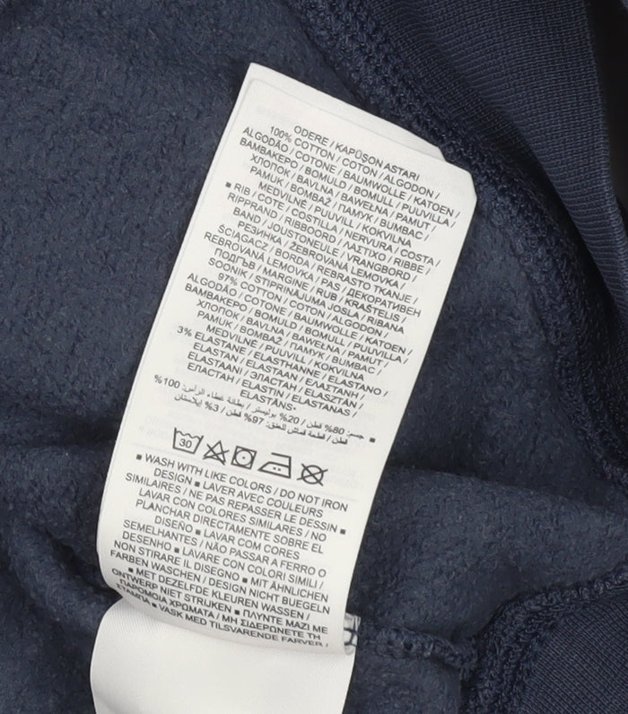 Nike Boys Blue Pullover Hoodie Large 147-158cm Cotton Logo Sportswear