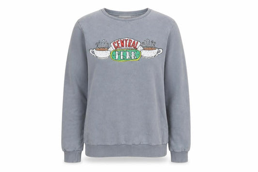 Friends Women's Grey Central Perk Sweatshirt Size 2XS