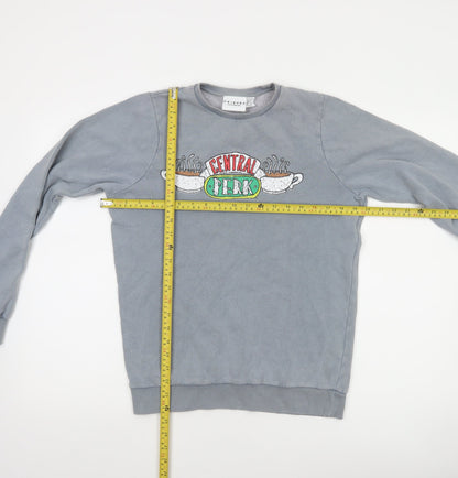 Friends Women's Grey Central Perk Sweatshirt Size 2XS