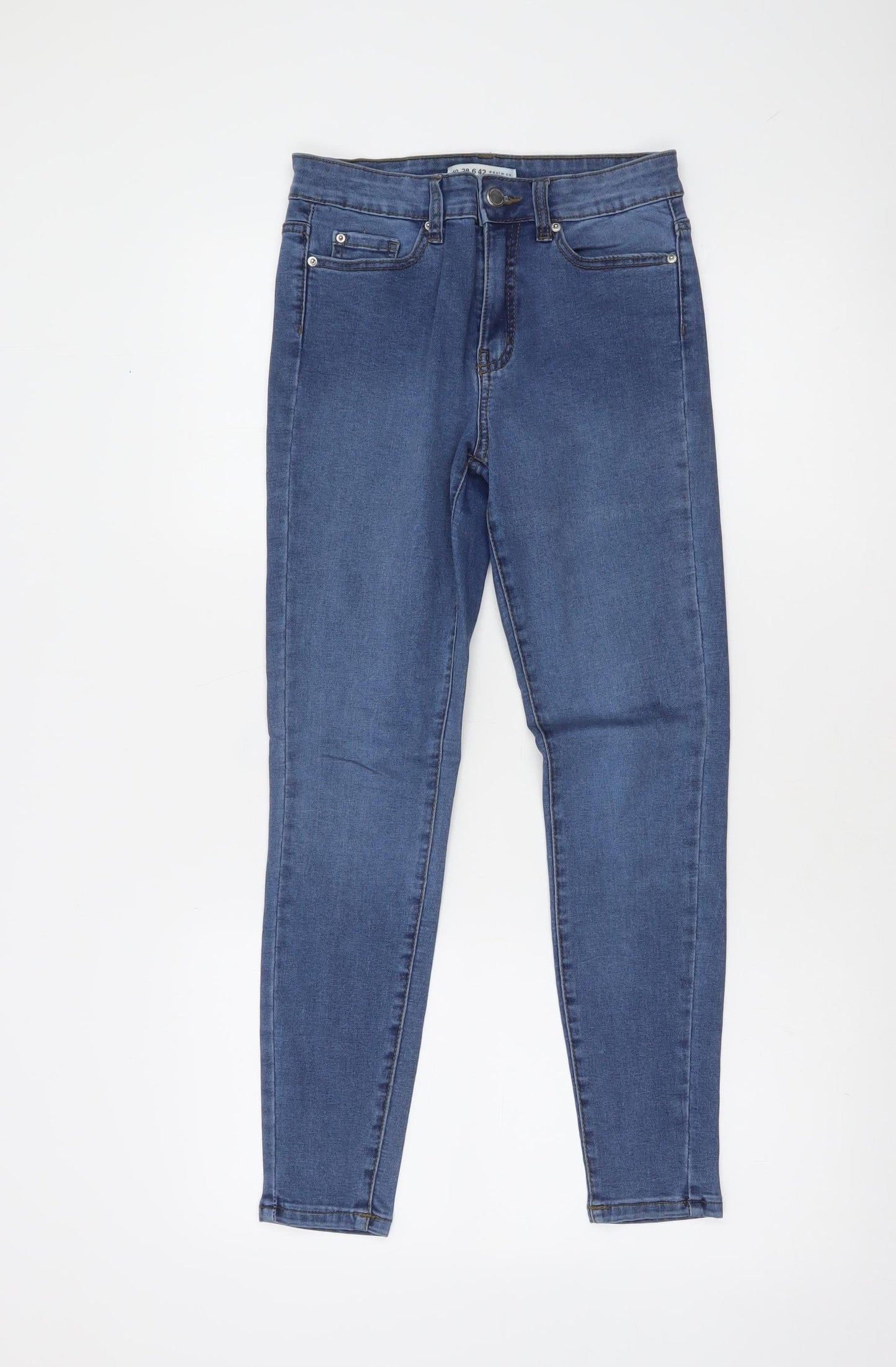 Denim Co Women's Blue Skinny Jeans Size 10 Slim Fit