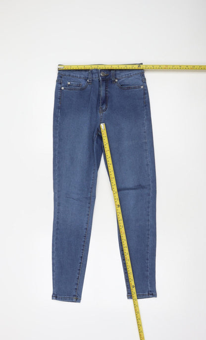 Denim Co Women's Blue Skinny Jeans Size 10 Slim Fit
