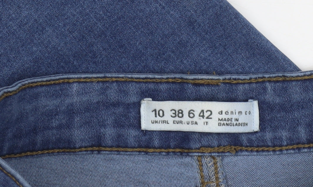 Denim Co Women's Blue Skinny Jeans Size 10 Slim Fit