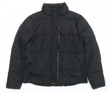 Womens UK Size M Lee Black Puffer Jacket