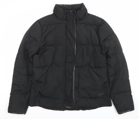 Womens UK Size M Lee Black Puffer Jacket