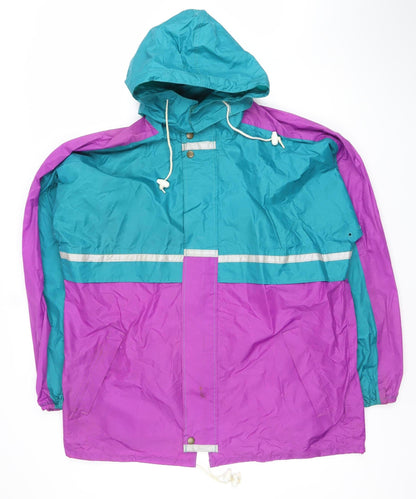 Chillstopper Men’s Multicoloured 90s Windproof Hooded Anorak Jacket M