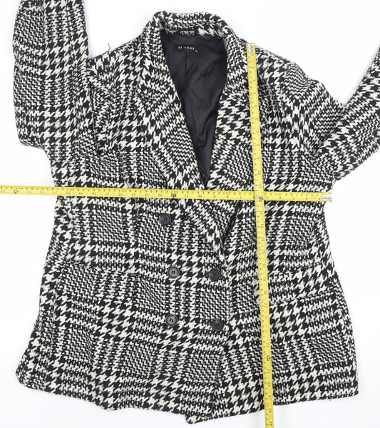 Womens UK Size 20 Et Vous Black Basic Jacket