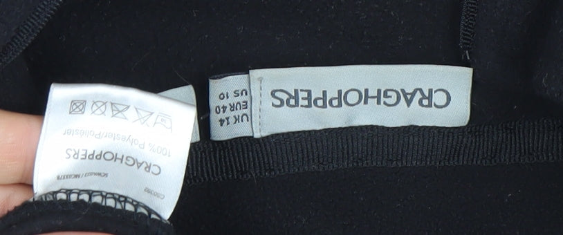 Craghoppers Womens Black Fleece Pullover Sweatshirt UK14