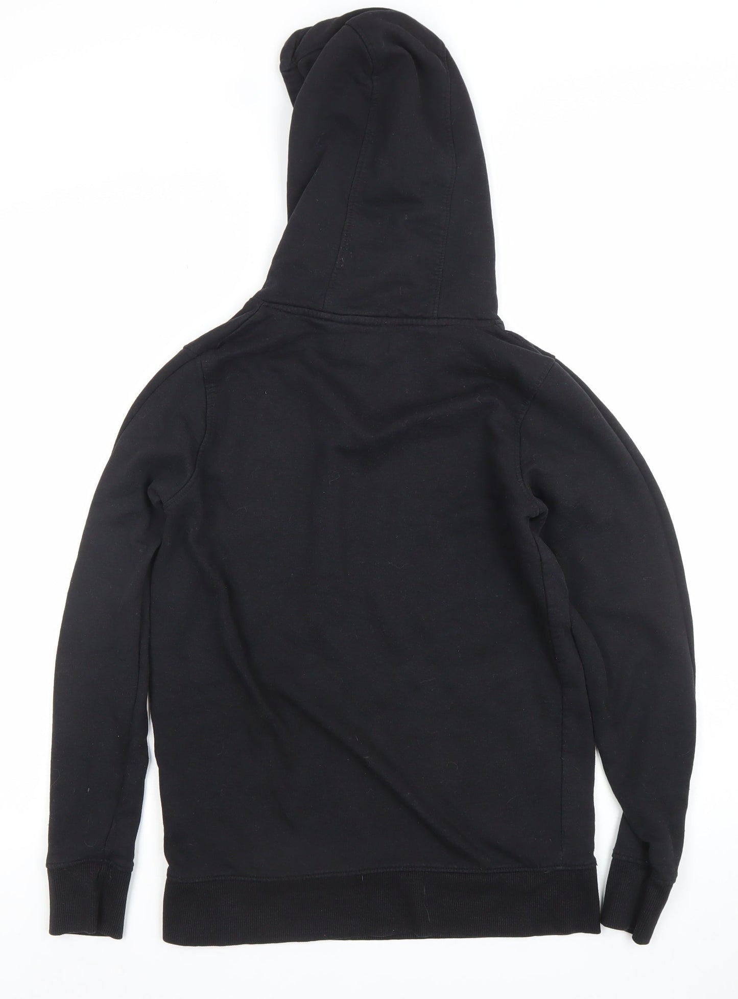 Brave Soul Mens Black Pullover Hoodie Small Regular Fit