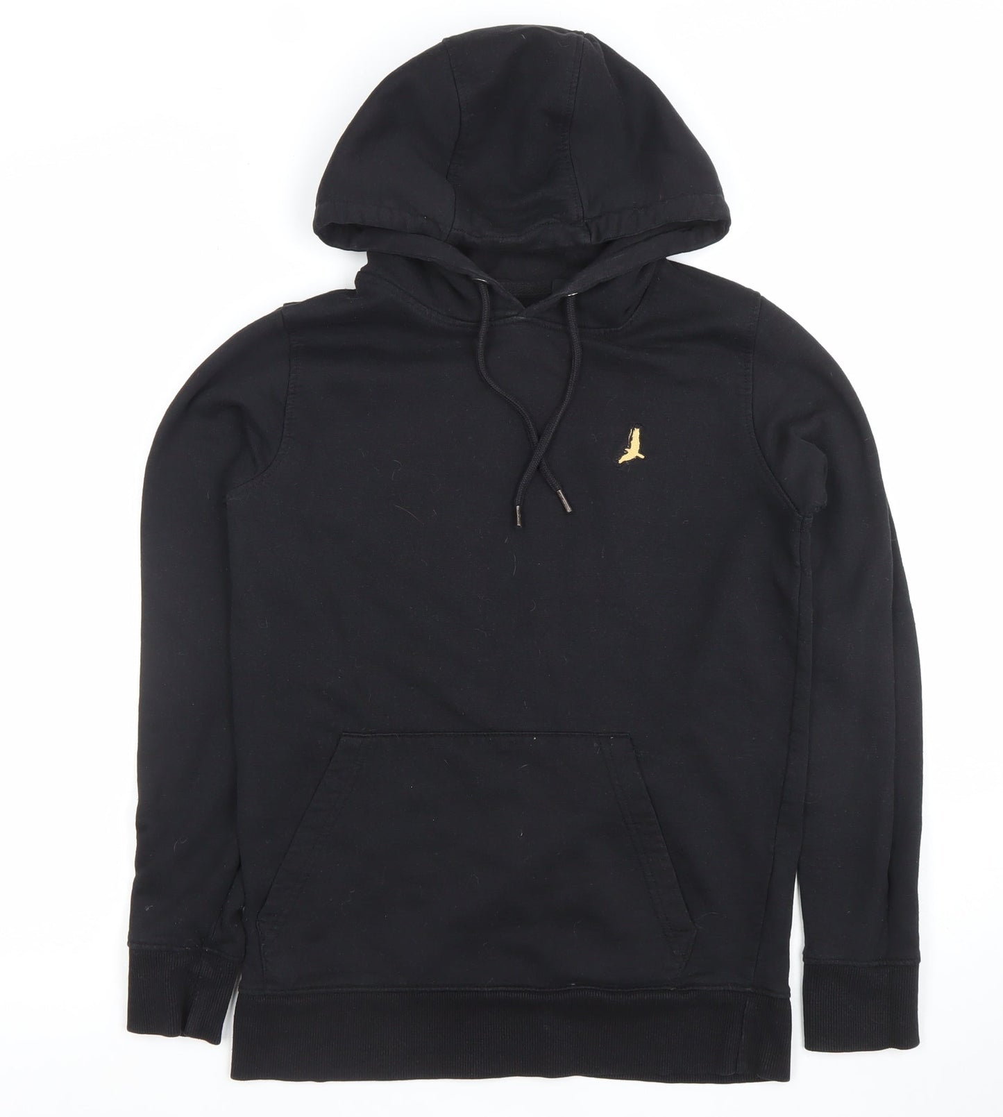 Brave Soul Mens Black Pullover Hoodie Small Regular Fit