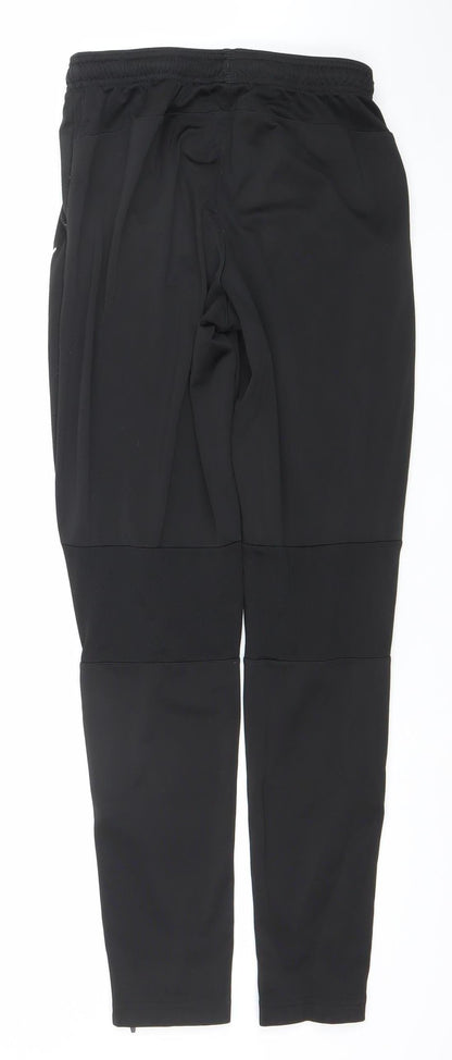 Puma Boys Black 13-14 Years Track Pants Quick Dry Stretch Tapered