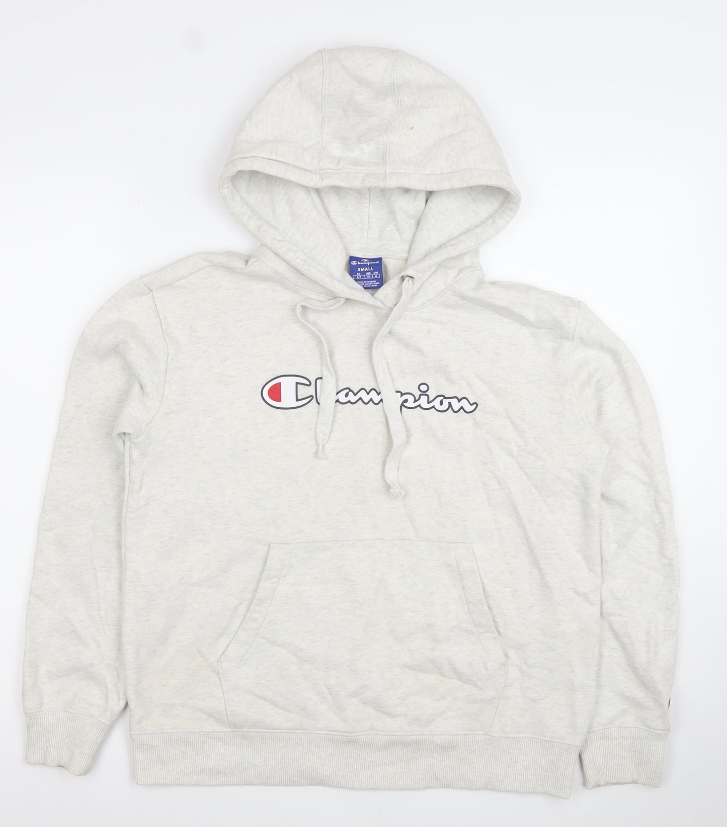 Mens UK Size S Champion Grey Pullover Hoodie