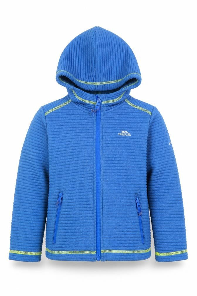 Boys UK Size 3-4 Years Trespass Blue Full Zip Hoodie