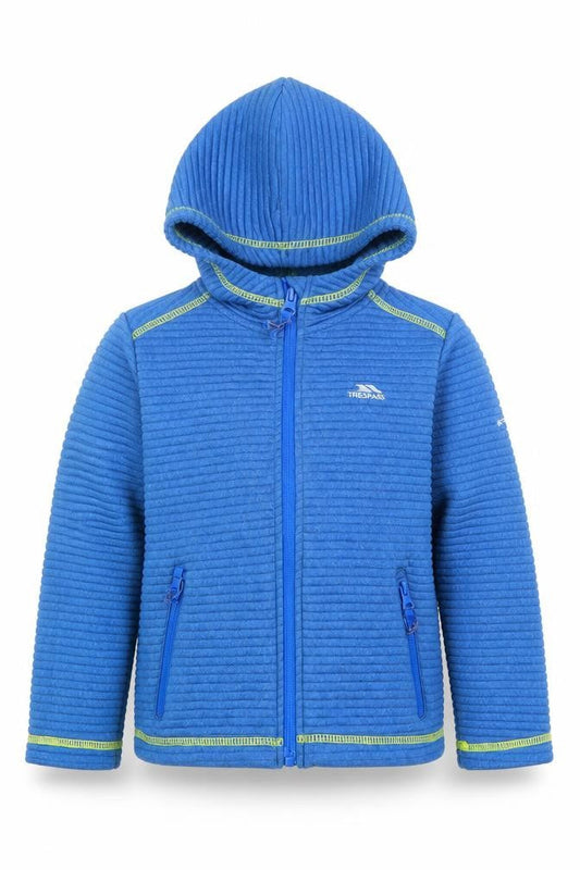Boys UK Size 3-4 Years Trespass Blue Full Zip Hoodie