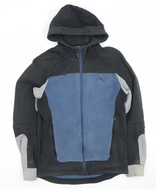 Mens UK Size S PUMA Multicoloured Full Zip Hoodie
