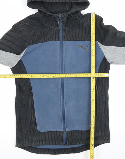 Mens UK Size S PUMA Multicoloured Full Zip Hoodie