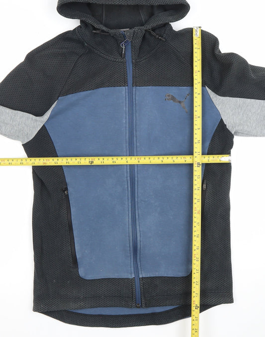 Mens UK Size S PUMA Multicoloured Full Zip Hoodie