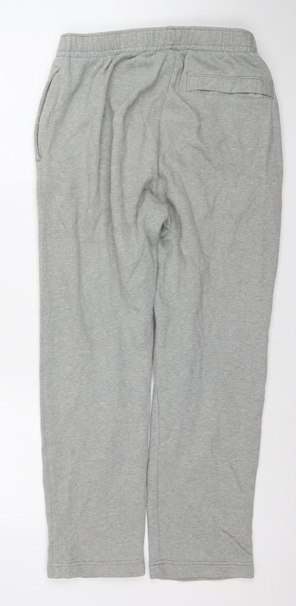 Nike Men's Grey Regular Fit Jersey Sweatpants Size S