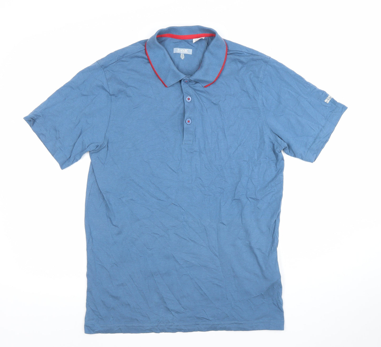 Regatta Great Outdoors Men's Blue Cotton Polo Shirt Size M